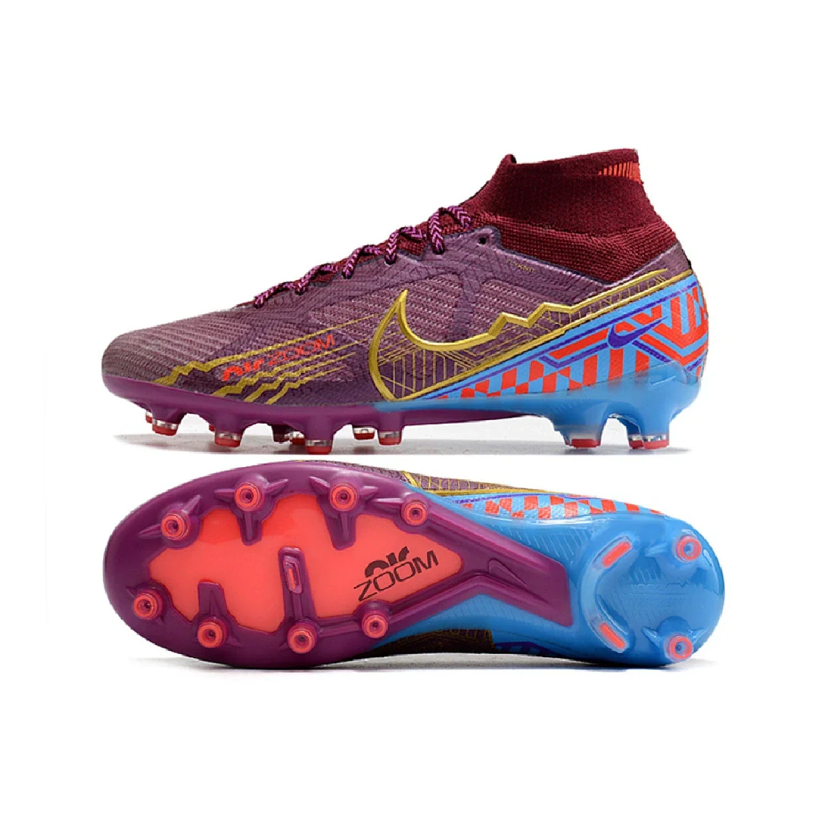 Nike Air Zoom Mercurial Superfly 9 Elite Mbappe Purple Pack AG