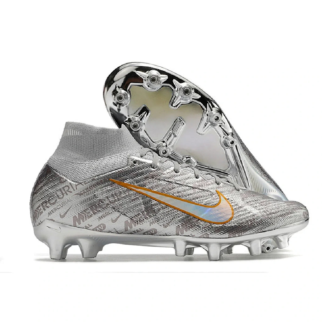 Nike Air Zoom Mercurial Superfly 9 Elite Silver AG