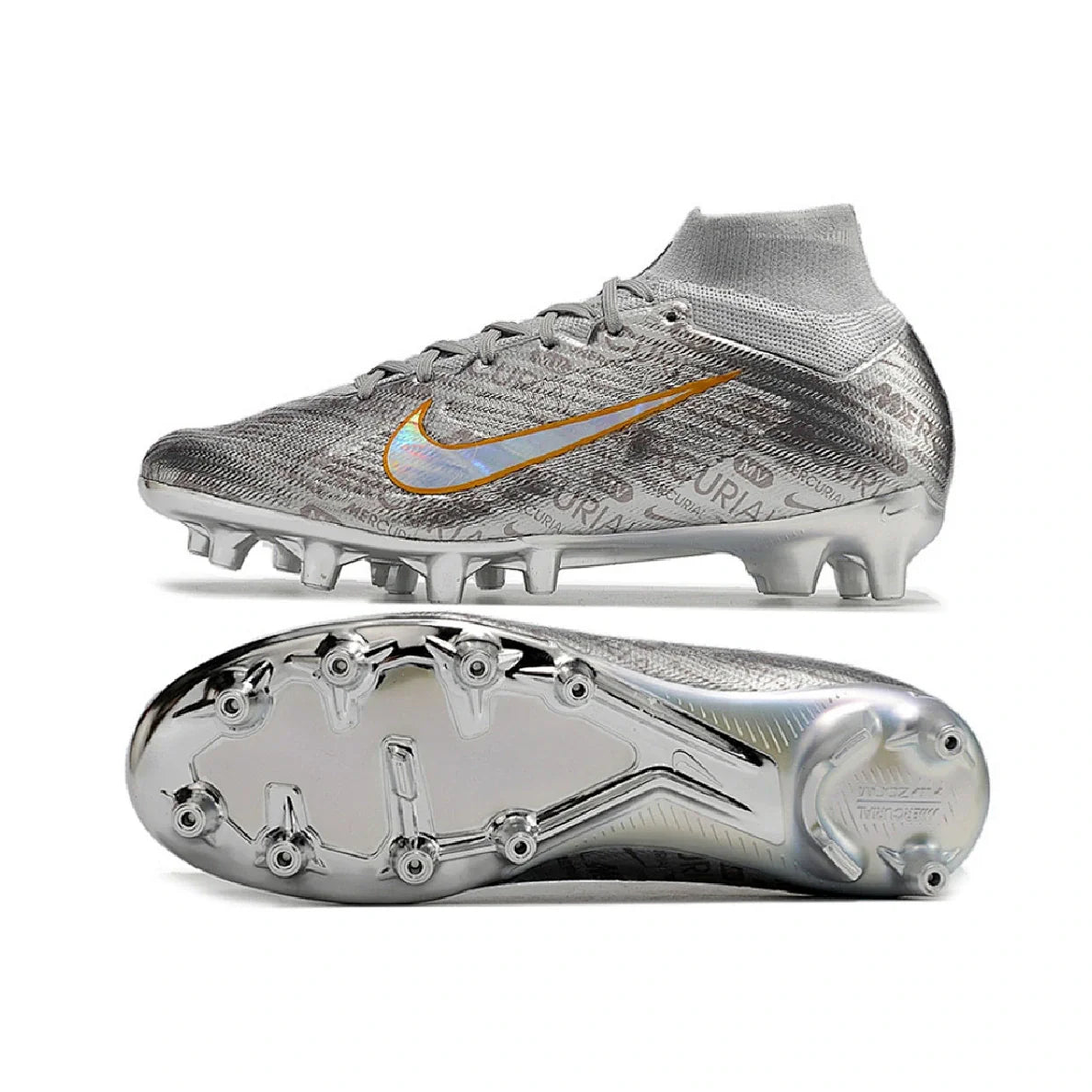 Nike Air Zoom Mercurial Superfly 9 Elite Silver AG