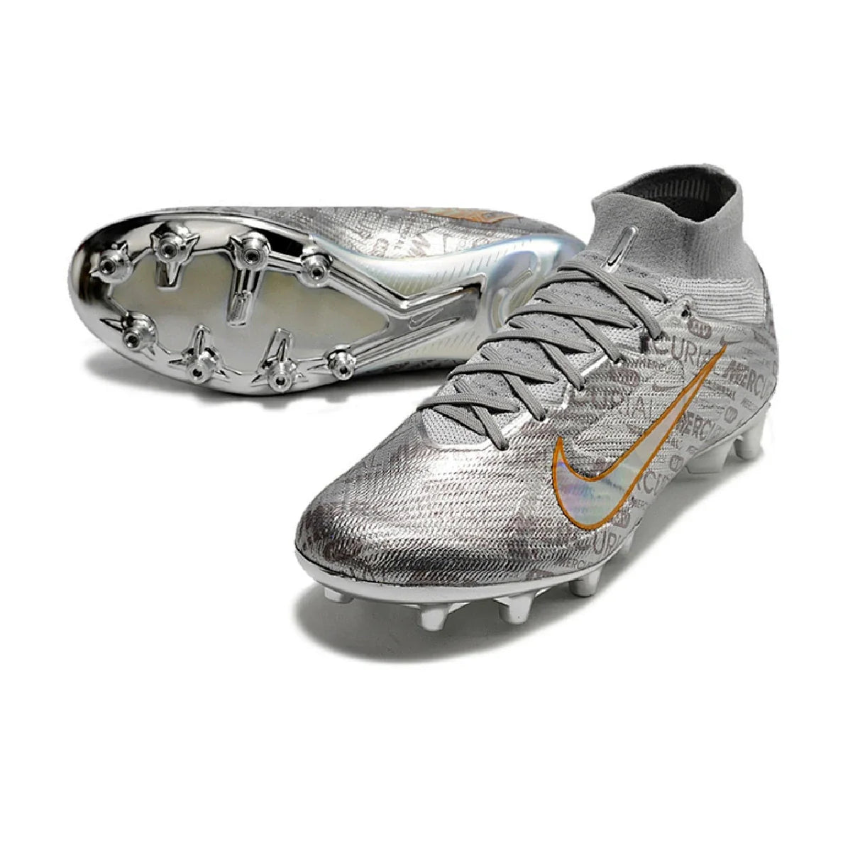 Nike Air Zoom Mercurial Superfly 9 Elite Silver AG