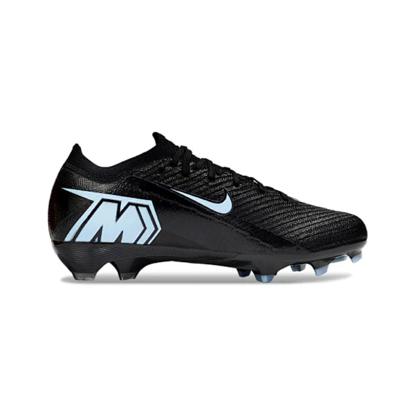 Nike Air Zoom Mercurial Vapor 16 Elite Black and White Firm Ground FG Kids Football Boot