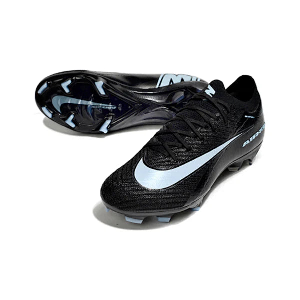 Nike Air Zoom Mercurial Vapor 16 Elite Black and White Firm Ground FG Kids Football Boot