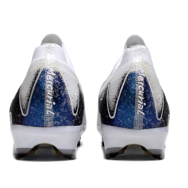 Nike Air Zoom Mercurial Vapor 16 Elite White and Gray FG Kids