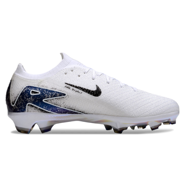 Nike Air Zoom Mercurial Vapor 16 Elite White and Gray FG Kids