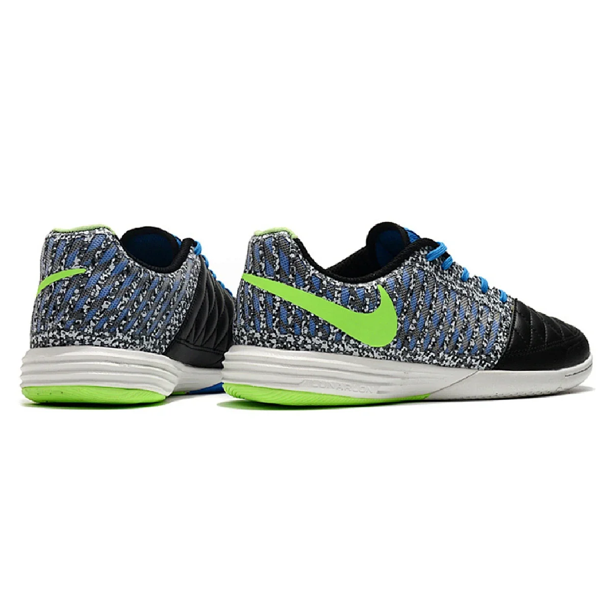 Nike Lunar Gato II Black White and Blue IC