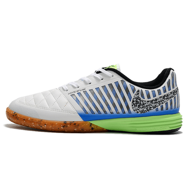 Nike Lunar Gato II IC White Blue and Green Futsal IC