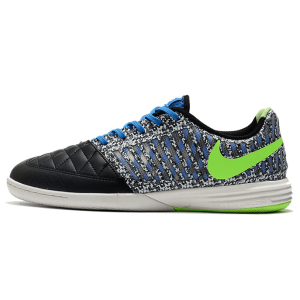 Nike Lunar Gato II Black White and Blue IC