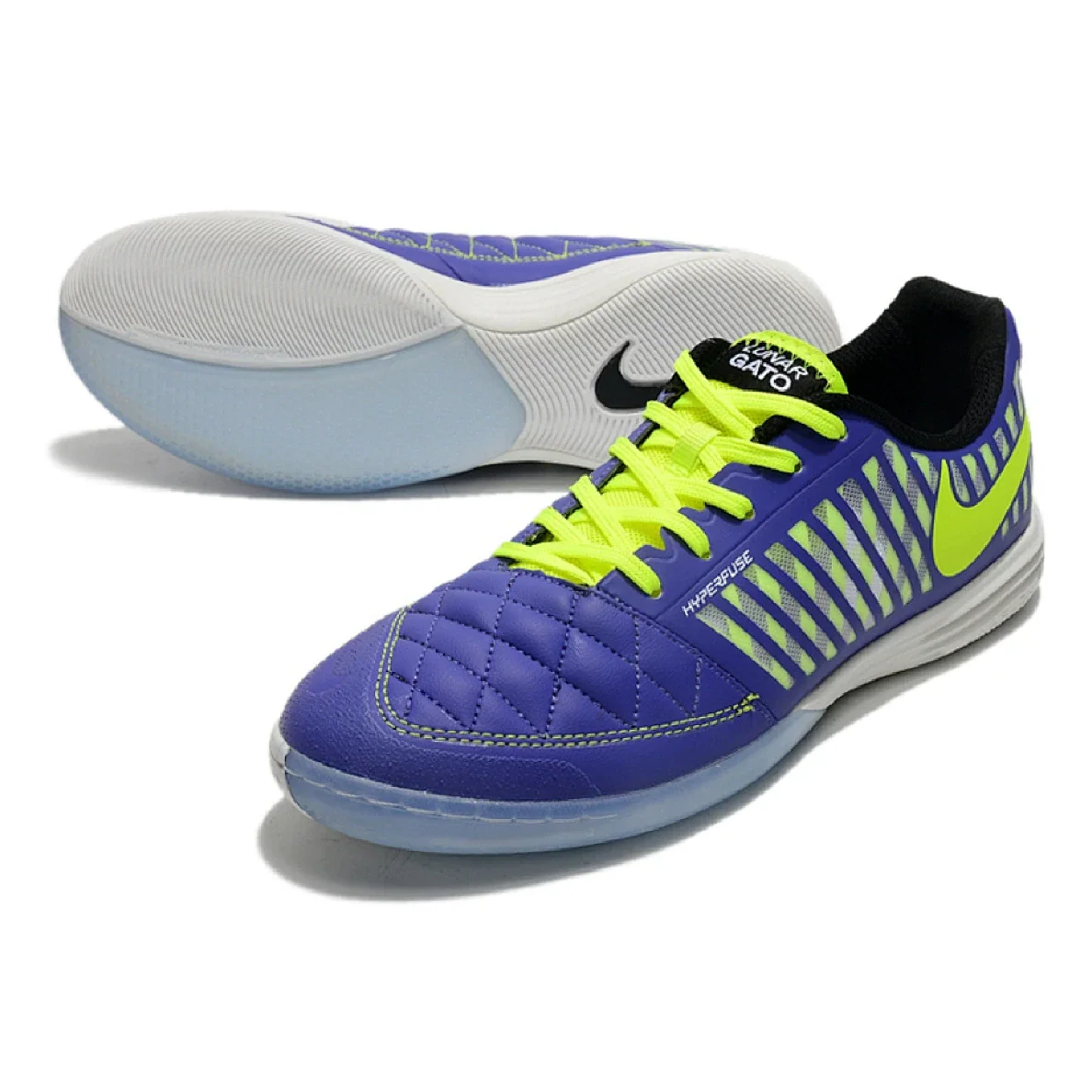 Nike Lunar Gato II IC Purple and Green IC