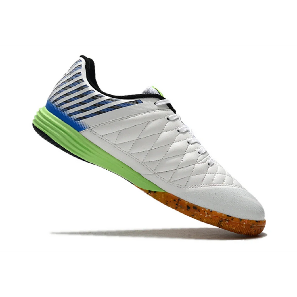 Nike Lunar Gato II IC White Blue and Green Futsal IC