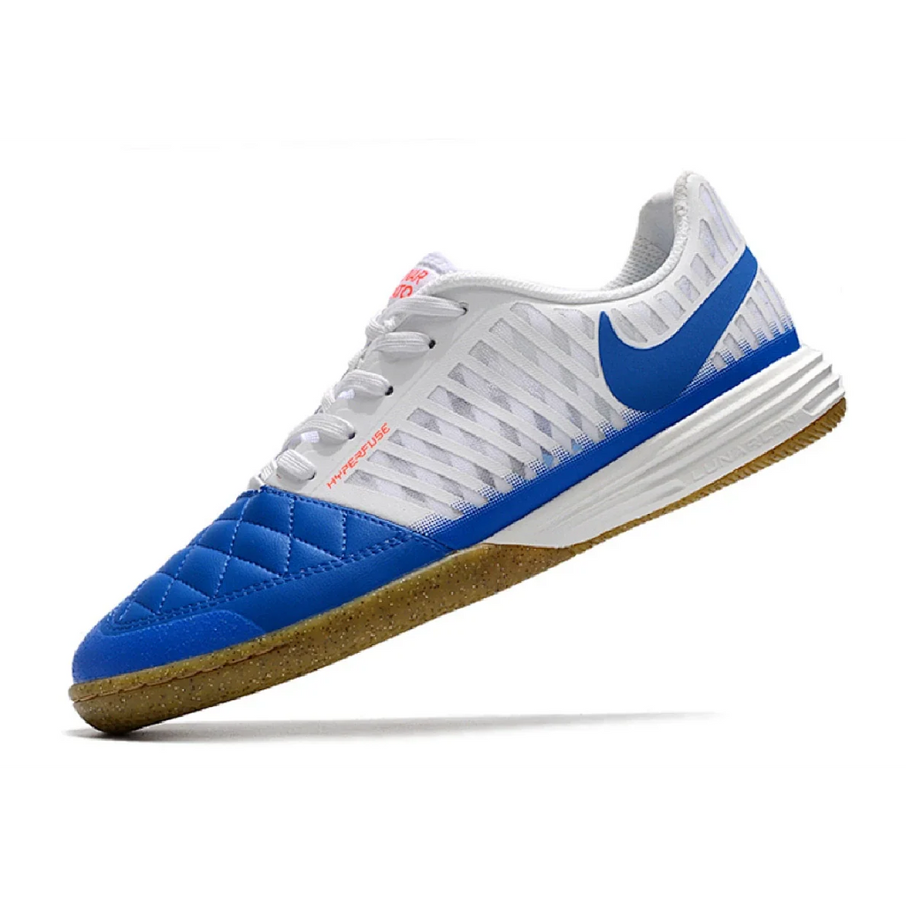 Nike Lunar Gato II IC White and Blue IC