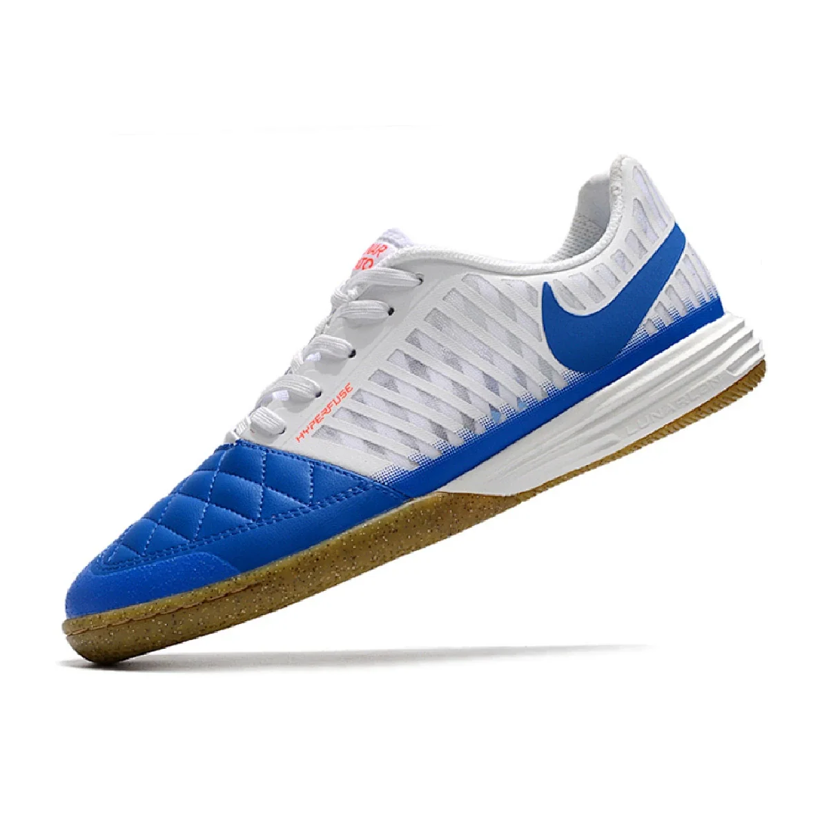 Nike Lunar Gato II IC White and Blue IC