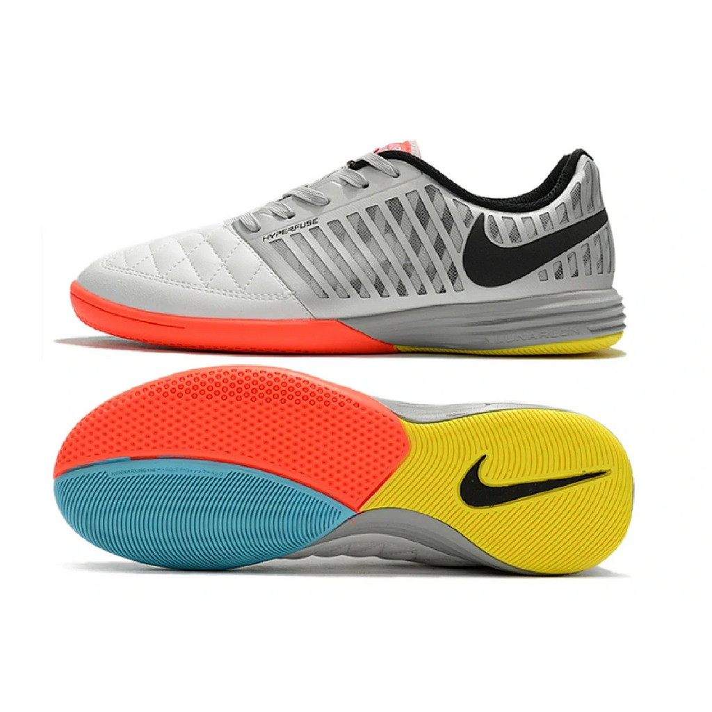 Nike Lunar Gato II White and Gray IC