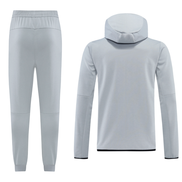 Nike Tech Fleece Grey and Black Cold Set Coat and Pants
