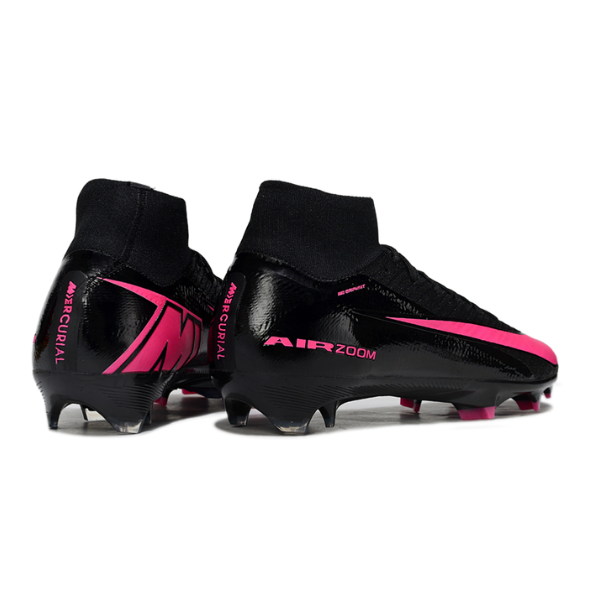 Nike Air Zoom Mercurial Superfly 10 Elite Black and Pink FG