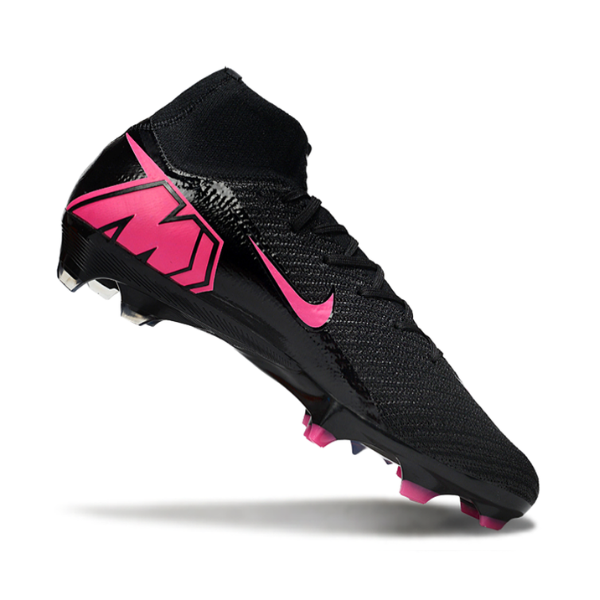 Nike Air Zoom Mercurial Superfly 10 Elite Black and Pink FG