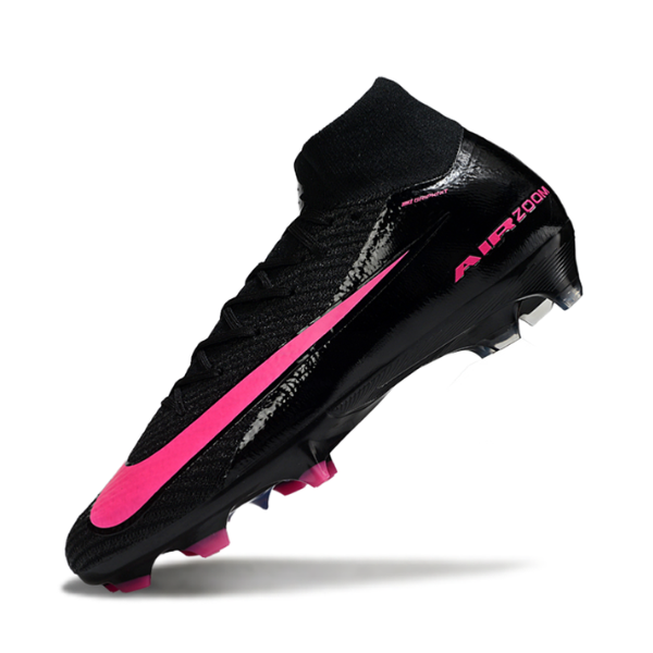 Nike Air Zoom Mercurial Superfly 10 Elite Black and Pink FG