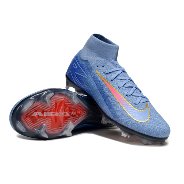 Nike Mercurial Superfly 10 Elite Blue Firm Ground FG Kids Football Boot