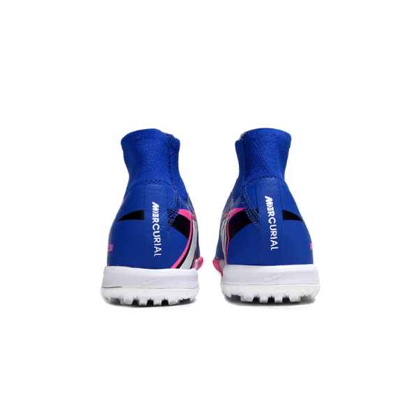 Nike Mercurial Superfly 10 Elite Blue, Pink and White TF Kids