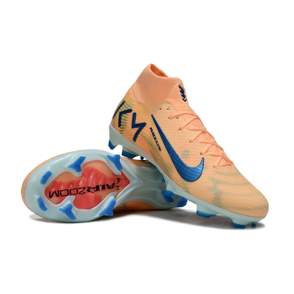 Nike Mercurial Superfly 10 Elite Orange Mbappe Pack Firm Ground FG Kids Football Boot