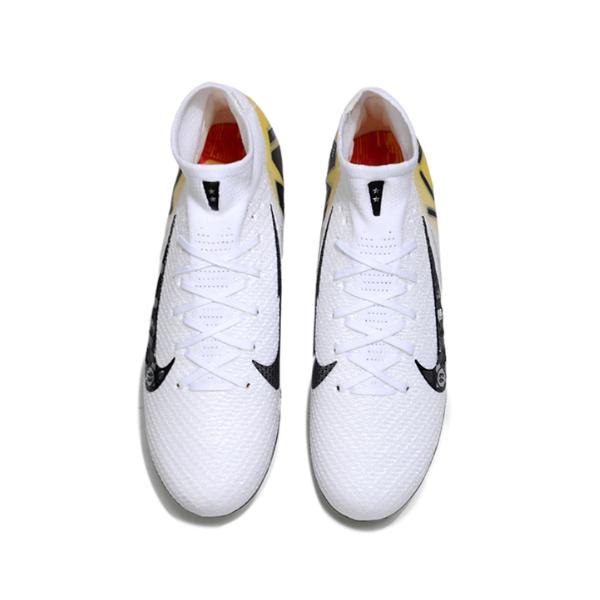 Nike Mercurial Superfly 10 Elite White Mbappe Pack Firm Ground FG Kids Football Boot