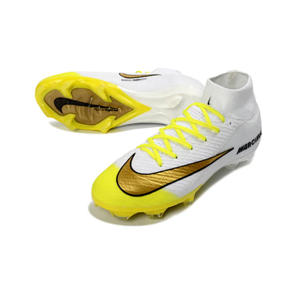 Nike Air Zoom Mercurial Superfly 10 Elite White and Yellow FG
