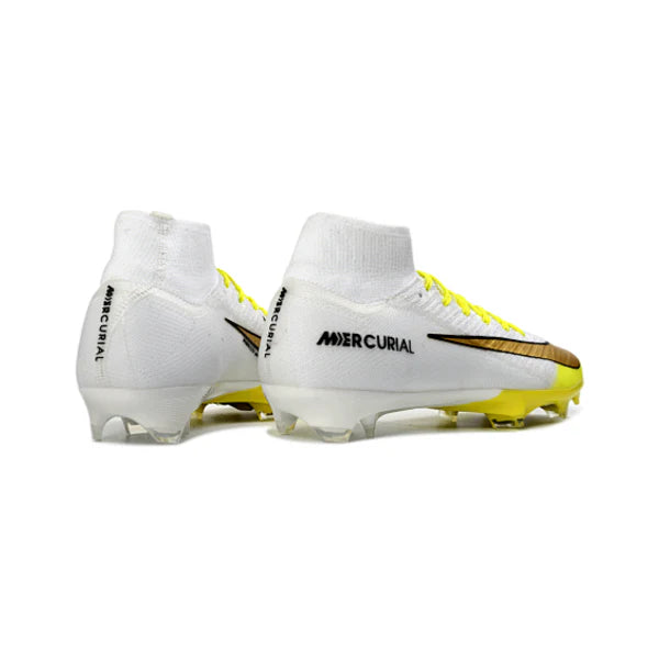 Nike Air Zoom Mercurial Superfly 10 Elite White and Yellow FG