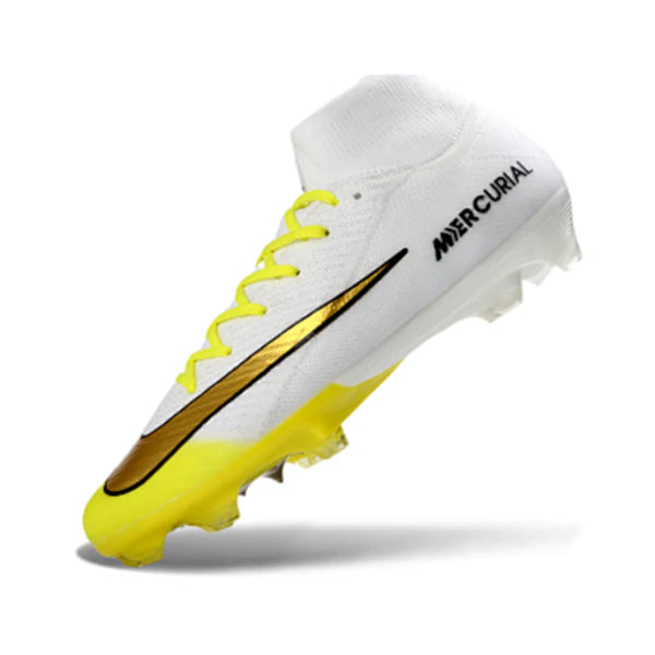Nike Air Zoom Mercurial Superfly 10 Elite White and Yellow FG