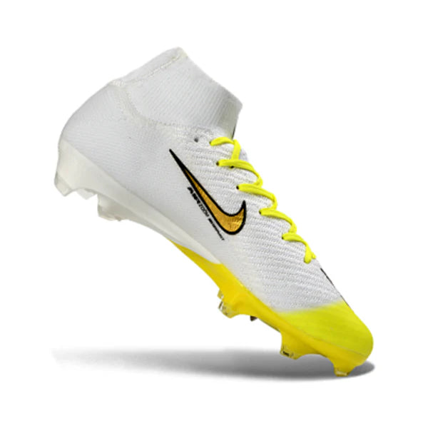 Nike Air Zoom Mercurial Superfly 10 Elite White and Yellow FG