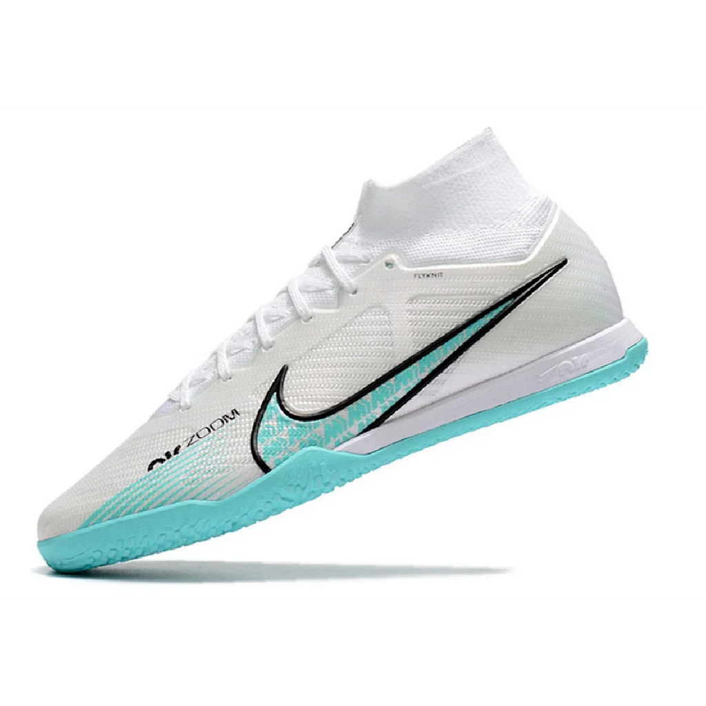 Nike Mercurial Superfly 9 Elite White and Blue IC