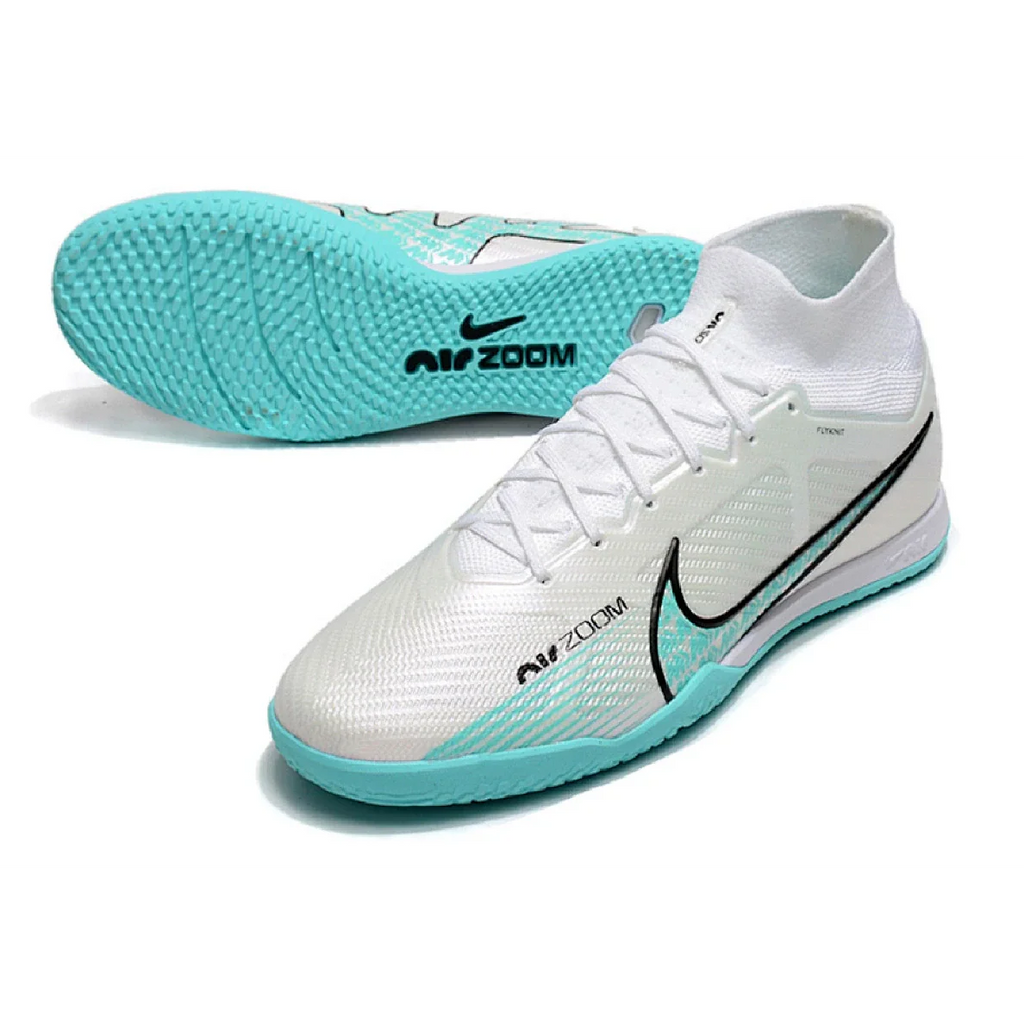 Nike Mercurial Superfly 9 Elite White and Blue IC