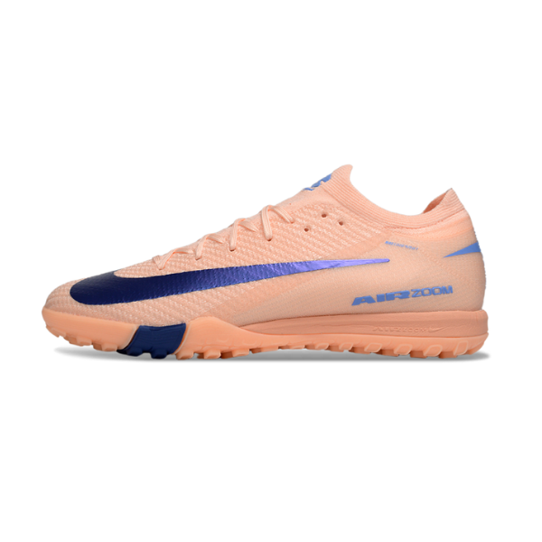 Nike Mercurial Vapor 16 Elite Pink and Blue Turf TF Kids Football Boot