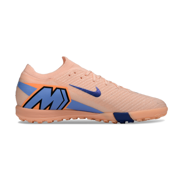 Nike Mercurial Vapor 16 Elite Pink and Blue Turf TF Kids Football Boot