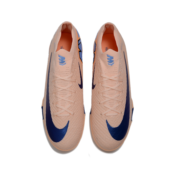 Nike Mercurial Vapor 16 Elite Pink and Blue Turf TF Kids Football Boot