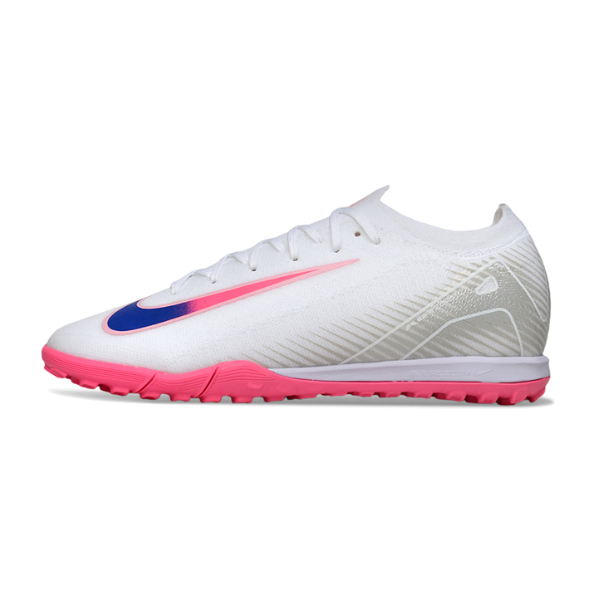 Nike Zoom Mercurial Vapor 16 Elite White Pink and Blue TF