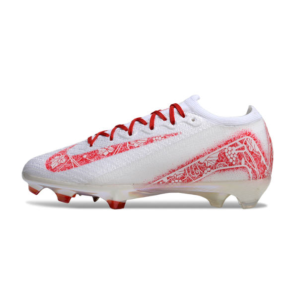 Nike Mercurial Vapor 16 Elite White and Red Floral FG Kids
