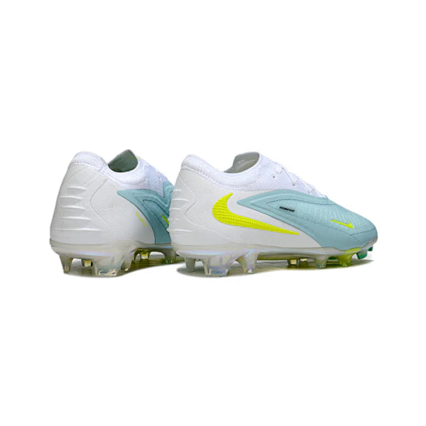Nike Phantom 6 Elite White, Light Blue and Yellow FG
