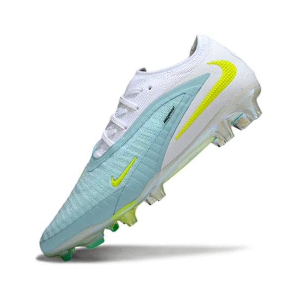 Nike Phantom 6 Elite White, Light Blue and Yellow FG