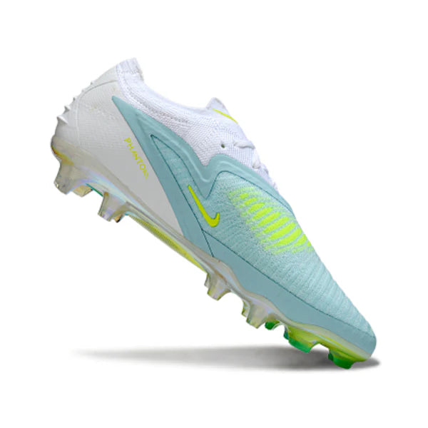 Nike Phantom 6 Elite White, Light Blue and Yellow FG