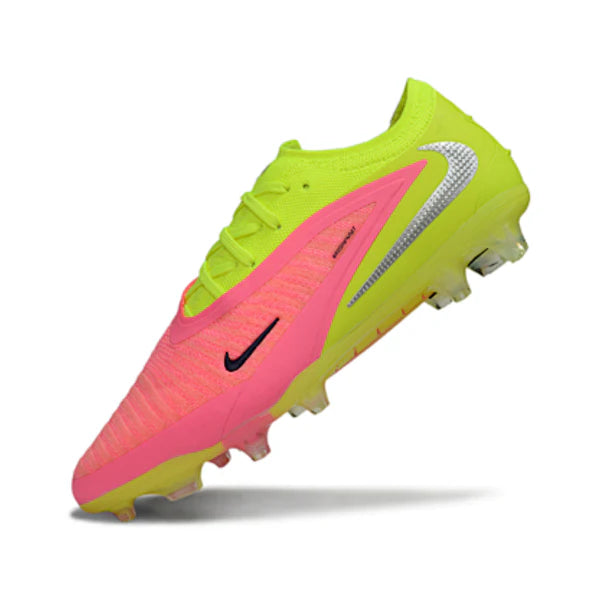 Nike Phantom 6 Elite Yellow, Silver and Pink FG