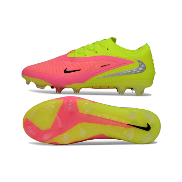 Nike Phantom 6 Elite Yellow, Silver and Pink FG