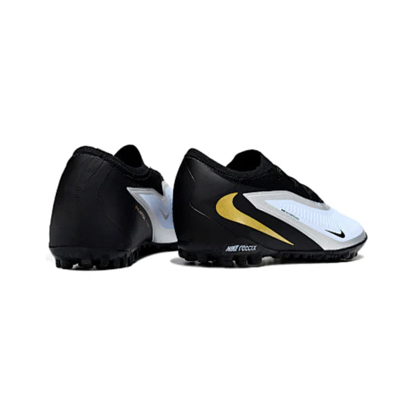 Nike Phantom 6 Pro Kids Turf TF Football Boot Black and Light Blue