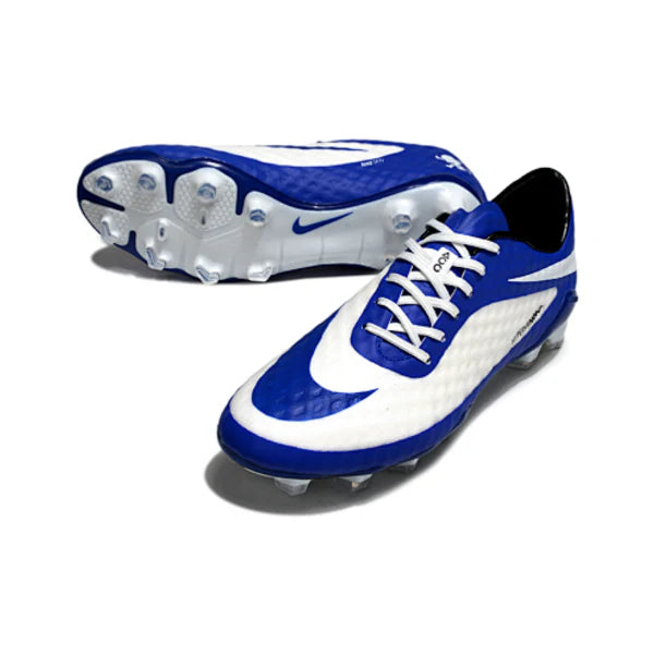 Nike Phantom Hypervenom Elite Blue and White FG