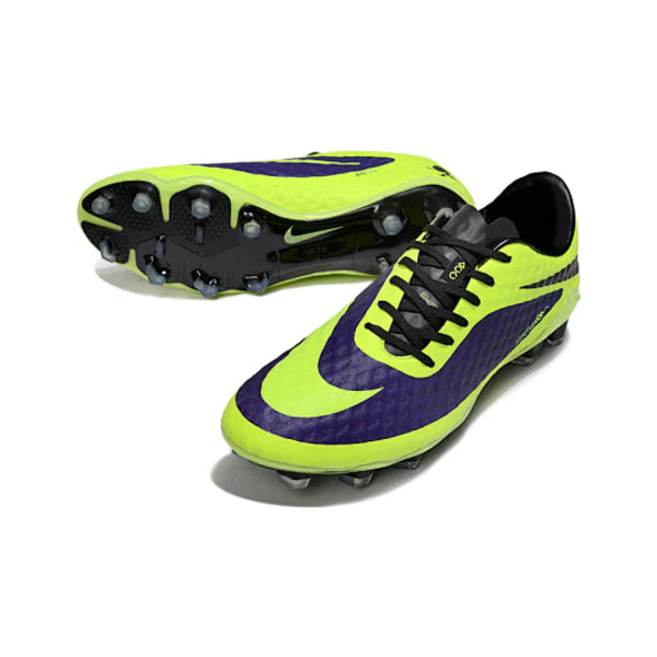 Nike Phantom Hypervenom Elite Light Green and Purple FG
