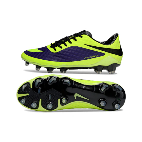 Nike Phantom Hypervenom Elite Light Green and Purple FG