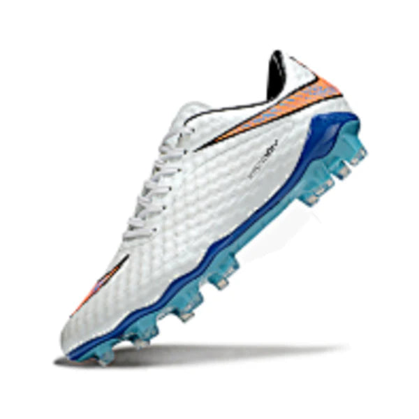 Nike Phantom Hypervenom Elite White Blue and Orange FG