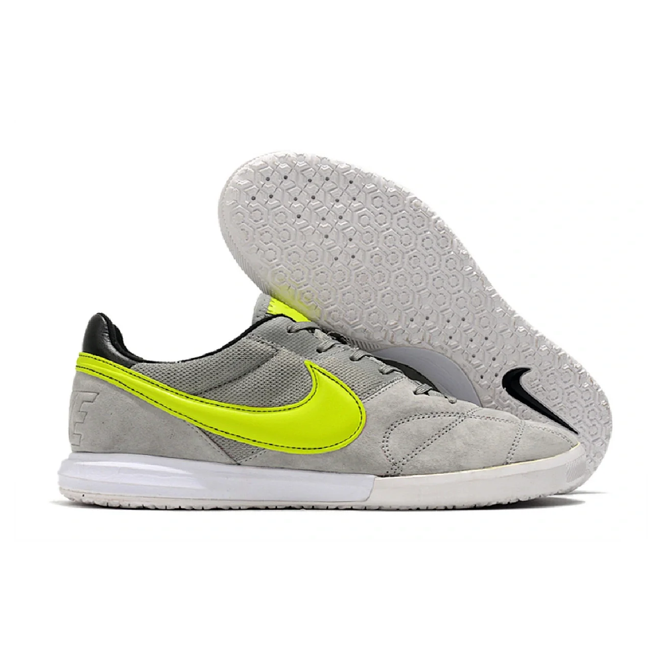 Nike Premier II Gray and Green IC Football Bootd