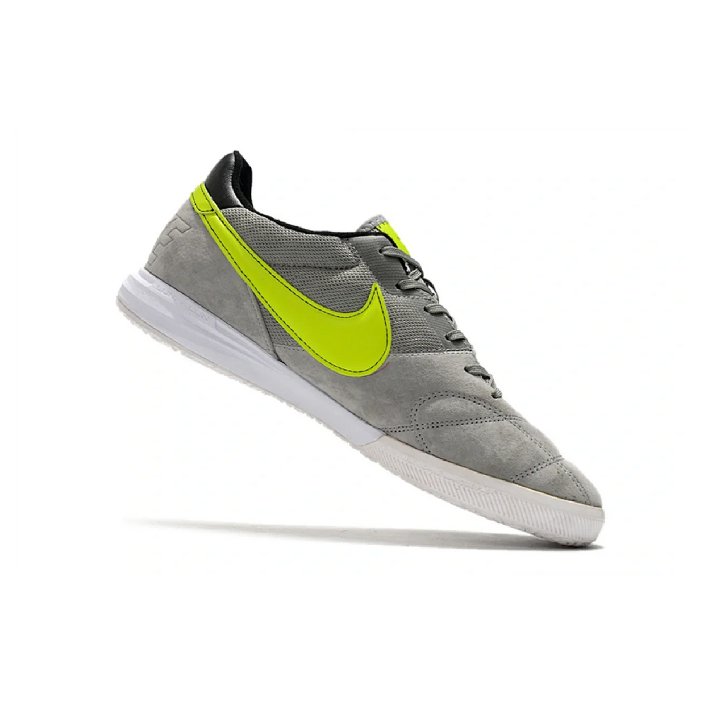 Nike Premier II Gray and Green IC Football Bootd