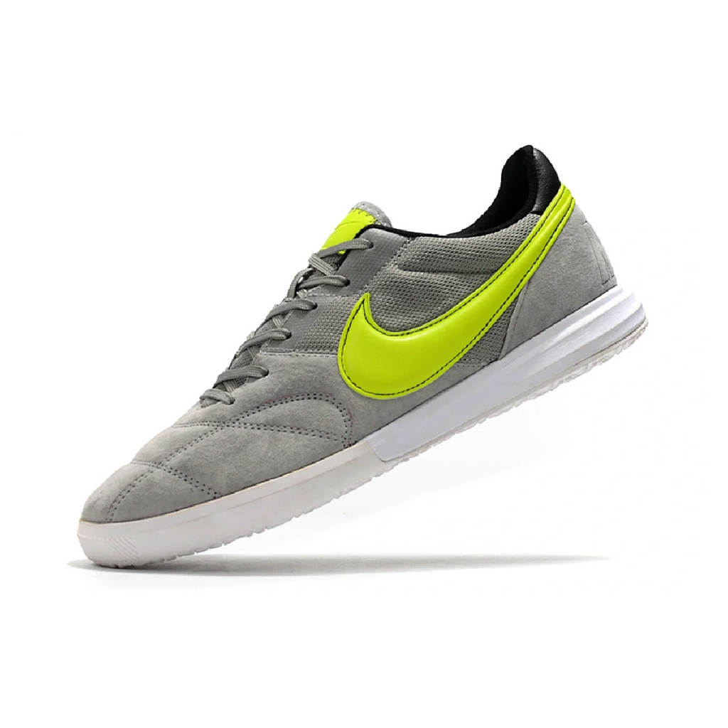 Nike Premier II Gray and Green IC Football Bootd
