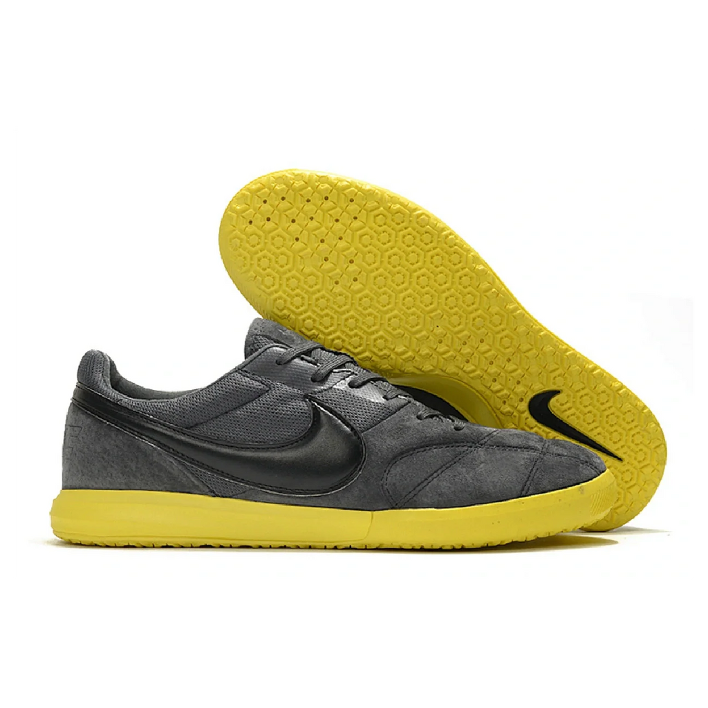 Nike Premier II Gray and Yellow Futsal IC