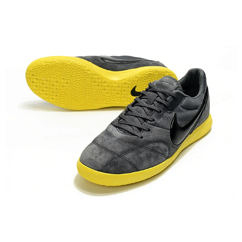 Nike Premier II Gray and Yellow Futsal IC